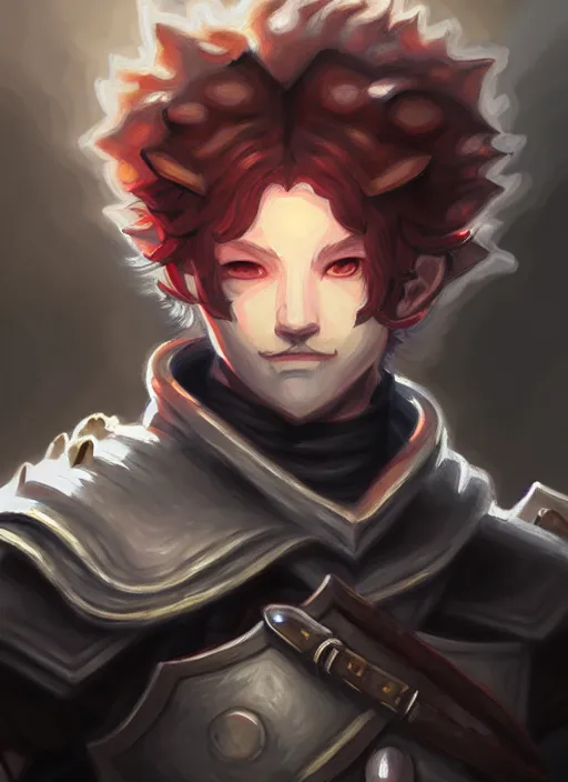 Prompt: a portrait of meoguard humanmale paladin!!, fantasy, dungeons and dragons, an ultrafine detailed painting, detailed painting, boris valejo. octopath traveler