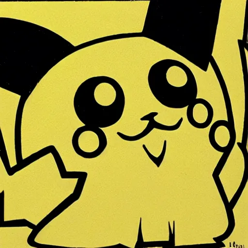 Prompt: a portrait of pikachu by de chirico