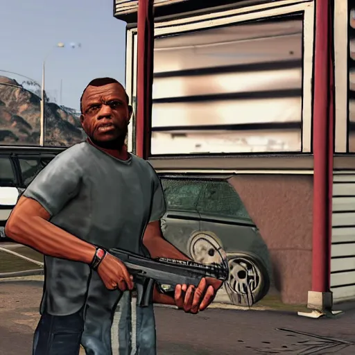 Prompt: Homelander in GTA V