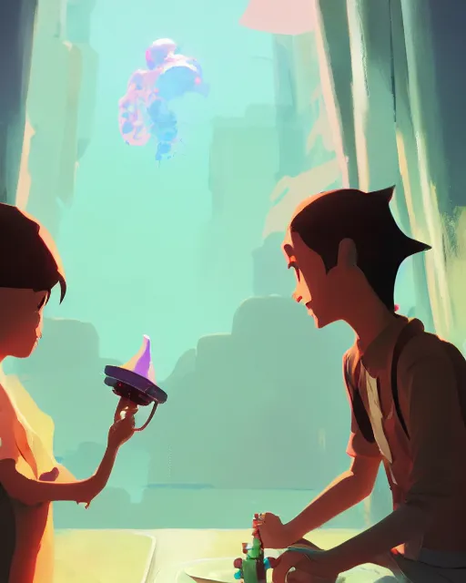 Image similar to absolem vapes his hooka, cory loftis, james gilleard, atey ghailan, makoto shinkai, goro fujita, character art, exquisite lighting, clear focus, very coherent, plain background, lighthearted, soft painting