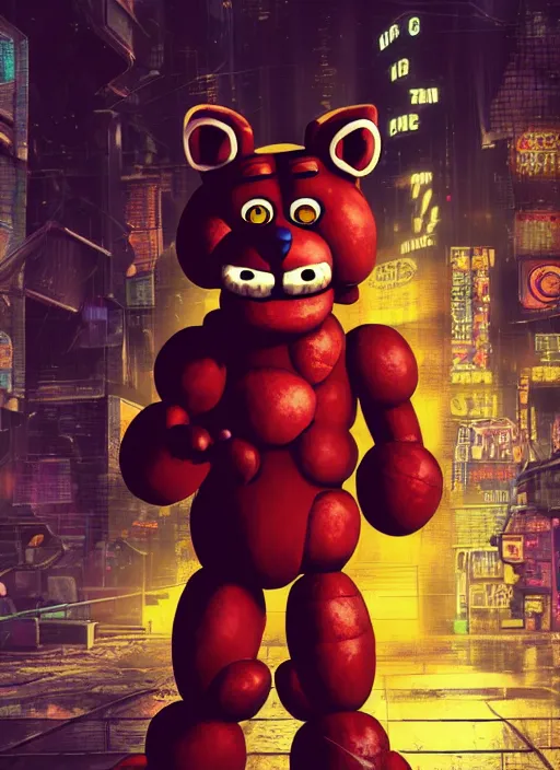 Five nights at Freddys movie poster extended edit by fazbear4564