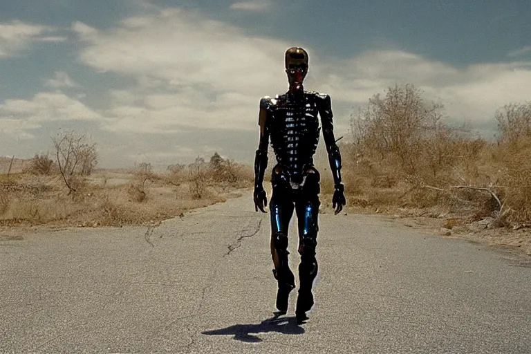 Image similar to still frame from the movie terminator : equinox released in 2 0 2 7