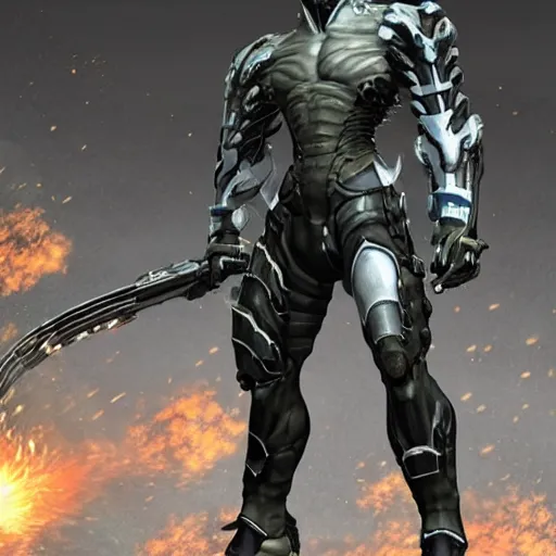Image similar to Senator Armstrong from Metal Gear Rising: Revengeance