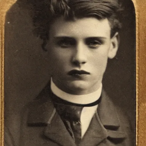 Prompt: a moderately handsome rebellious hot young guy, 1 8 9 8 photo