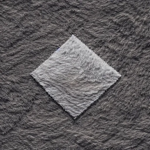 Image similar to “ 8 k hd photograph of a cube made of felt, highly textured ”