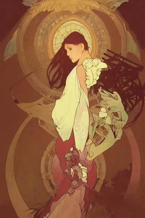 Prompt: Poster artwork, Peter Green, medium shot, details, sharp focus, illustration, by Jordan Grimmer and Alphonse Mucha and greg rutkowski and PiNe (パイネ) and 薯子 Imoko and 香川悠作 and maya takamura, intricate, beautiful, Trending on artstation, pixiv, digital Art