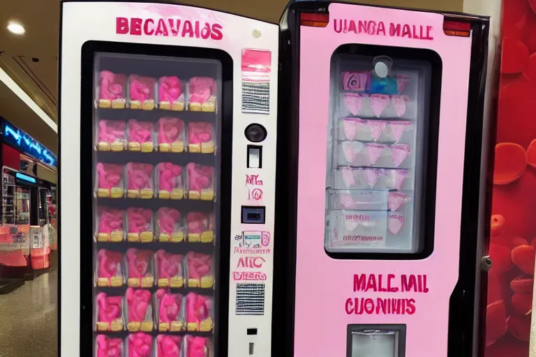 Image similar to uterus vending machine at the mall