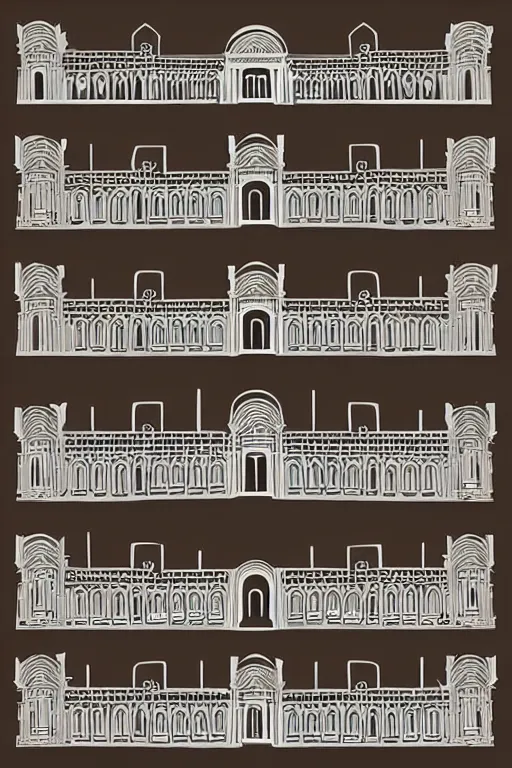 Image similar to minimalist boho style art of rome, illustration, vector art