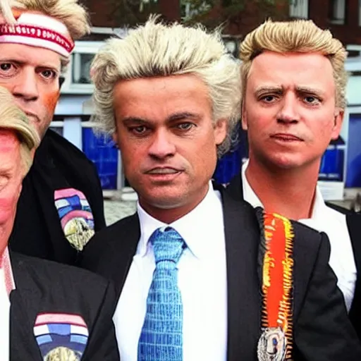 Image similar to geert wilders in the village people