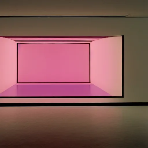 Prompt: artwork by James Turrell