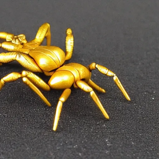 Image similar to a golden scorpion, craigslist photo