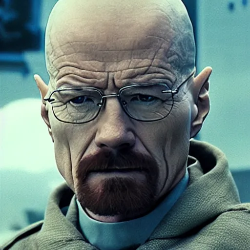 Image similar to walter white with the face of anakin Skywalker