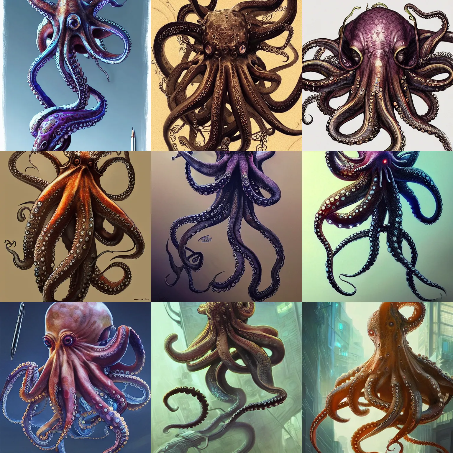 octopus, sea life, hand drawn vector illustration realistic sketch Stock  Vector Image & Art - Alamy