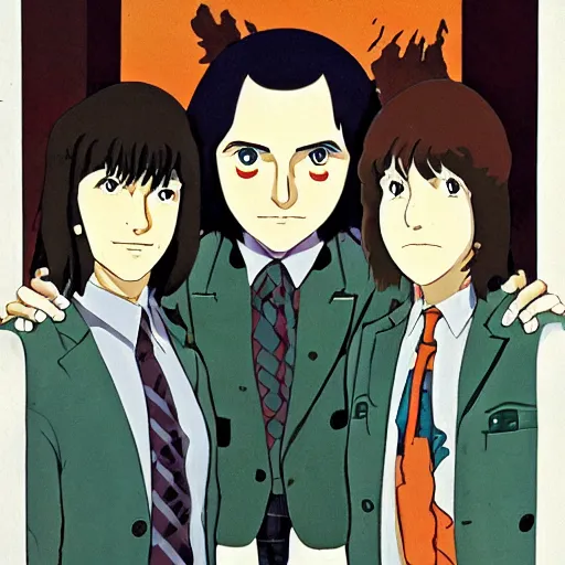 Prompt: the kinks, illustration by studio ghibli