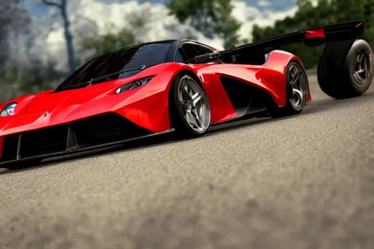 Image similar to photo wallpaper sport car gran turismo 7 forza horizon need for speed fast and furious 5 unreal engine supercar hypercar game concept car octane render, 4 khd 2 0 2 2 3 d cgi rtx style chrome reflexion global illumination ray tracing hdr arstation pixar and disney unreal