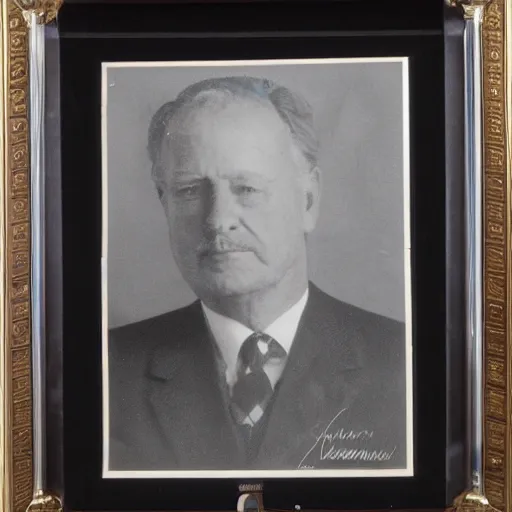 Prompt: Howard Hamlin Official Portrait Formal Highly Detailed