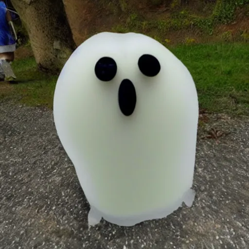 Image similar to lost old footage of hairy transparent ghost sausage