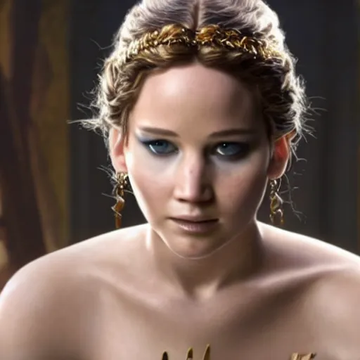 Prompt: jennifer lawrence as princess padme in star wars, 8k resolution, full HD, cinematic lighting, award winning, anatomically correct