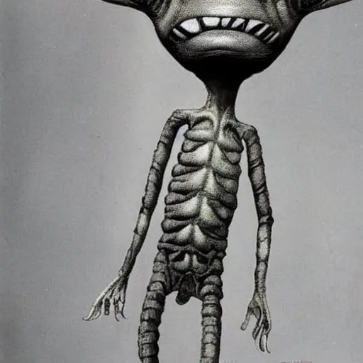 Image similar to a real alien from another planet