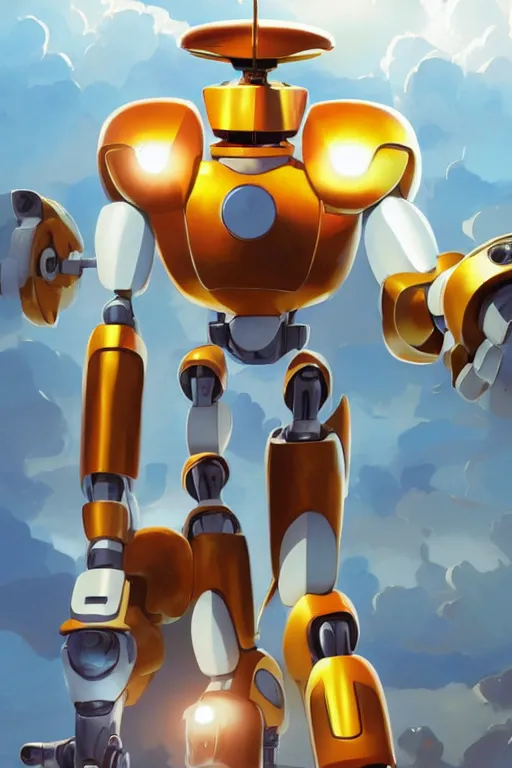 Image similar to metabots medabots medarotto medarot robot minimalist comics, behance hd by jesper ejsing, by rhads, makoto shinkai and lois van baarle, ilya kuvshinov, rossdraws global illumination ray tracing hdr radiating a glowing aura