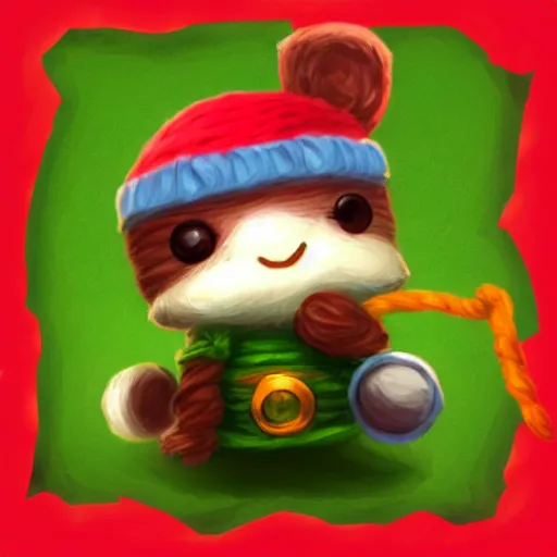 Image similar to yarn teemo