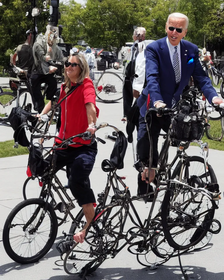 Image similar to joe biden bicycle day