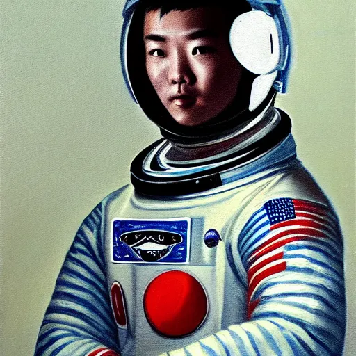 Image similar to portrait of an astronaut by Ha Gyung