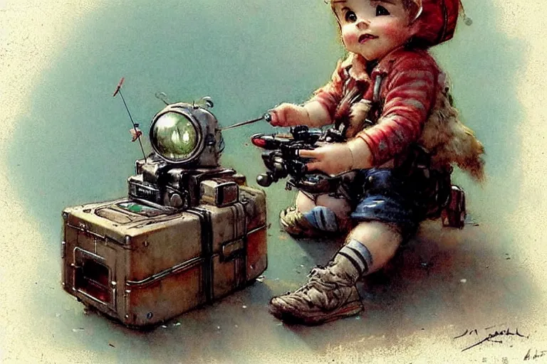 Image similar to adventurer ( ( ( ( ( 1 9 5 0 s retro future living room. muted colors. toys laying around ) ) ) ) ) by jean baptiste monge!!!!!!!!!!!!!!!!!!!!!!!!! chrome red