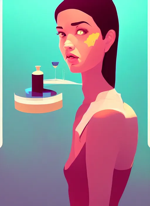 Image similar to a portrait of a pretty young lady by james gilleard