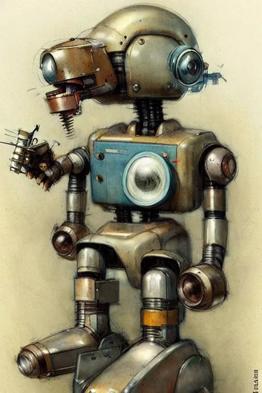 Image similar to (((((1950s inventors workshop full of robots . muted colors.))))) by Jean-Baptiste Monge !!!!!!!!!!!!!!!!!!!!!!!!!!!