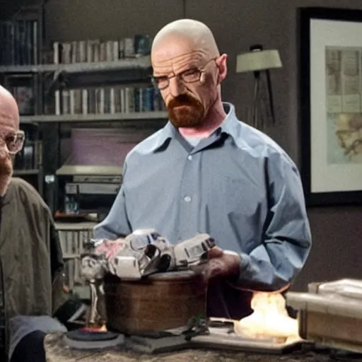 Prompt: walter white breaking bad in star wars