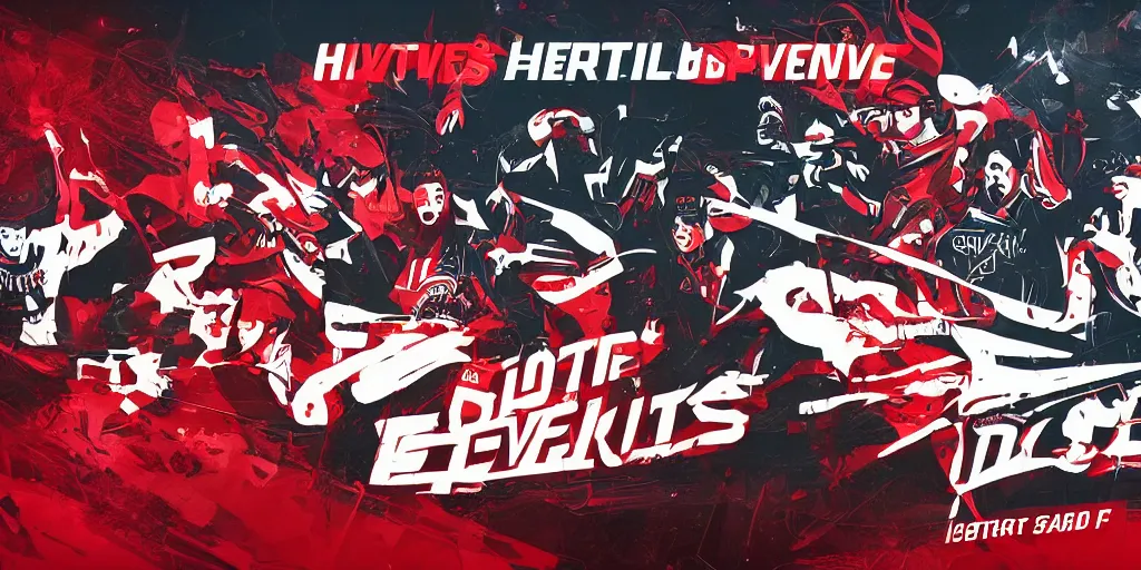 Image similar to hd esports banner background 1 0 0 thieves, art by sesohq