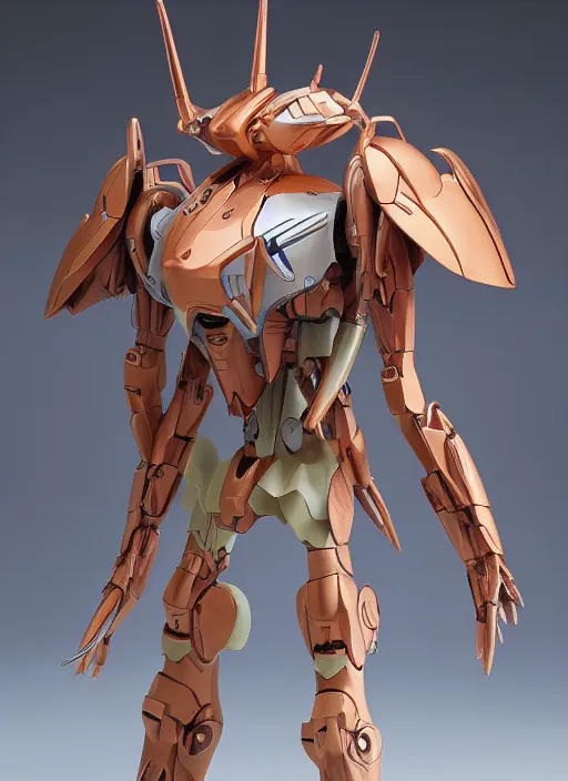 Image similar to futuristic nymphaea themed mecha waterlily upper body, sepals forming helmet, highly detailed, nymphaea, 8 k hd resolution, barbatos gundam with floral inlay, bandai box art, star wars, makoto kobayashi, frank gehry, raymond swanland