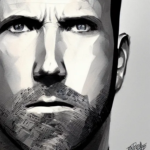 Image similar to “ portrait of ben affleck by greg rutkowski, young, attractive, highly detailed portrait, scifi, digital painting, artstation, concept art, smooth, sharp foccus ilustration, artstation hq ”