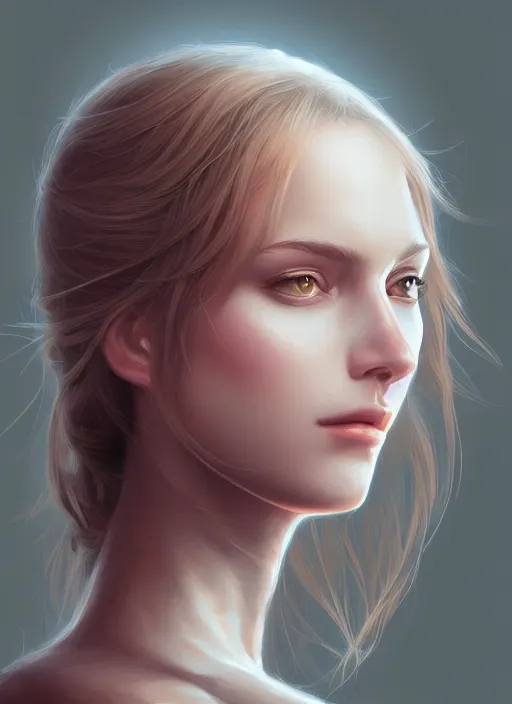 Prompt: portrait of female, intricate, elegant, highly detailed, digital painting, artstation, concept art, smooth, sharp focus, illustration