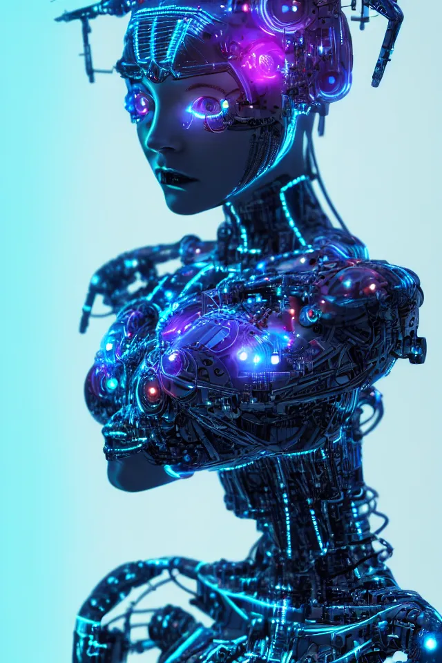 Prompt: detailed photo of the half - cybernetic catgirl, symmetry, awesome exposition, very detailed, highly accurate, intricate, professional lighting diffracted lightrays, 8 k, sense of awe, science magazine cover