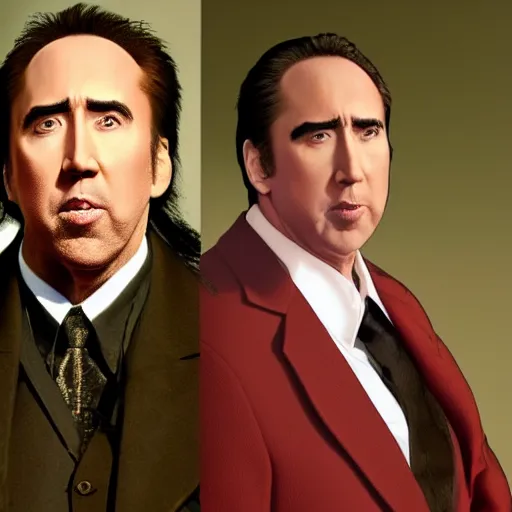 Prompt: nicholas cage as madea