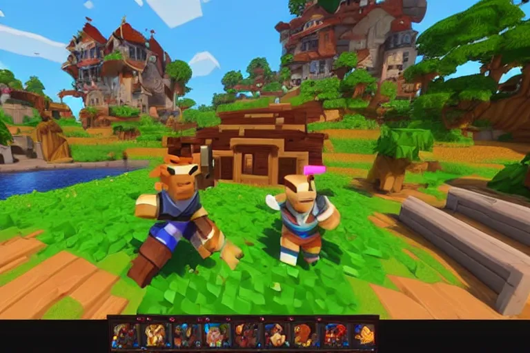 Image similar to Hytale Gameplay