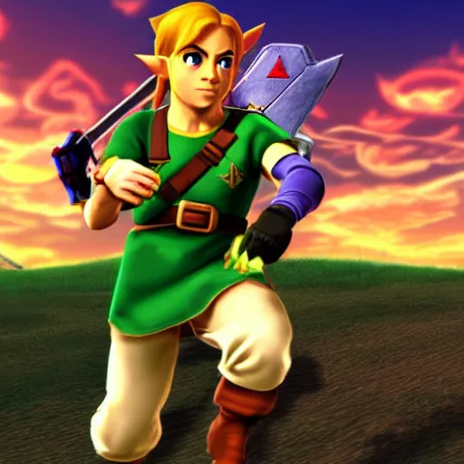 Image similar to xavi hernandez in zelda ocarina of time remastered