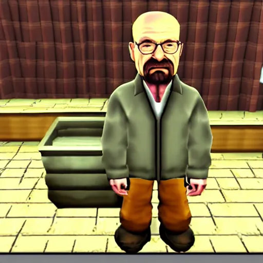 Image similar to Walter White on Nintendo 64, screenshot
