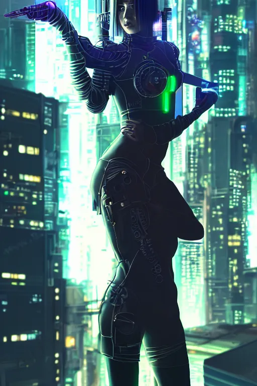 Sci Fi Cyberpunk 4k Ultra HD Wallpaper by Tian Zi