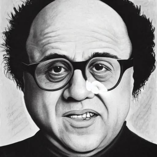 Image similar to danny devito, presidential portrait, 1 8 9 2