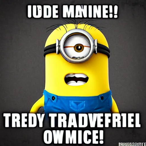 Image similar to friday minion meme office cringe