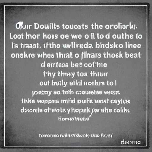 Prompt: our doubts are traitors and cause us to lose what we could often gain, simply because we are afraid to take the risk.