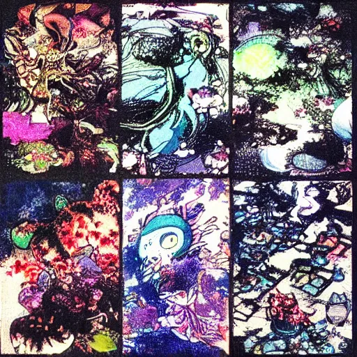 Prompt: “ yoshitaka amano color palette ”