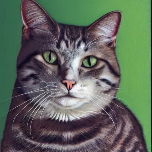 Prompt: a portrait of a cat