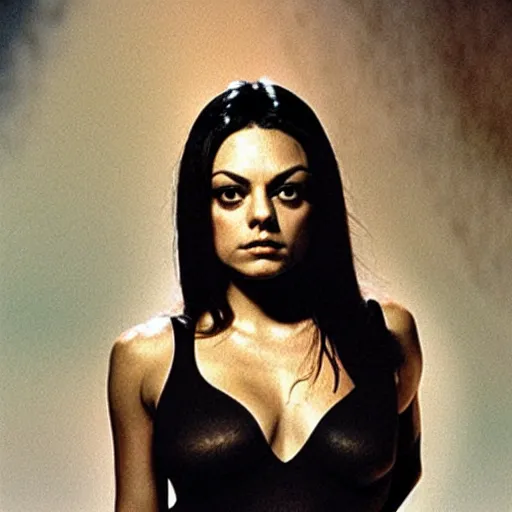 Image similar to Mila Kunis, Frank Frazetta