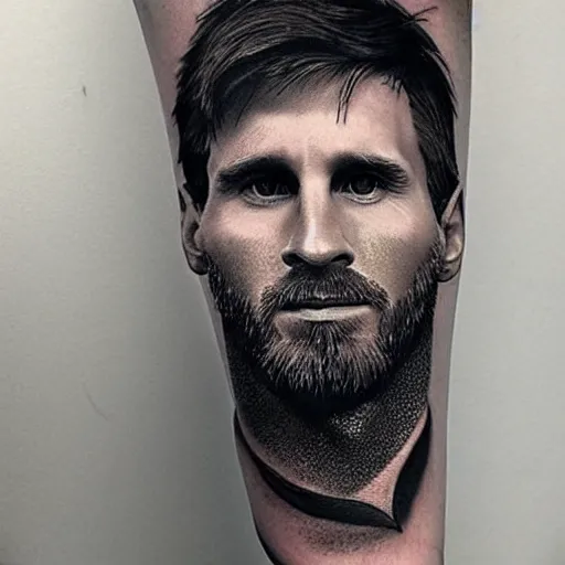 Lionel Messi ruins worlds most expensive leg with AWFUL tattoo  Daily  Star