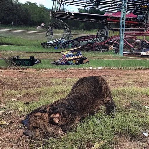 Image similar to “ trailcam footage of astroworld tragedy, 4 k, actual picture ”