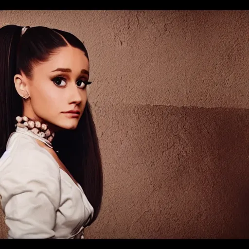 Prompt: Ariana Grande as a Dolores of Westworld, Westworld style, 8k, unreal engine